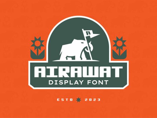 Airawat Display Font