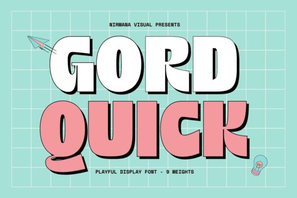 Gord Quick Display Font